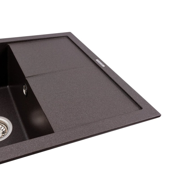 Valeso Calypso 7950 grenadine - quartz inset sink 79 cm with drainer