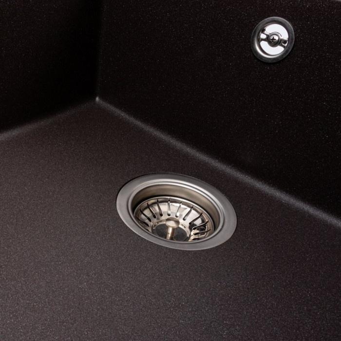 Valeso Calypso 7950 grenadine - quartz inset sink 79 cm with drainer