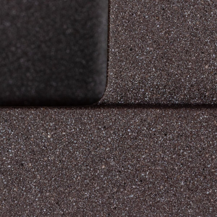 Valeso Calypso 7950 grenadine - quartz inset sink 79 cm with drainer