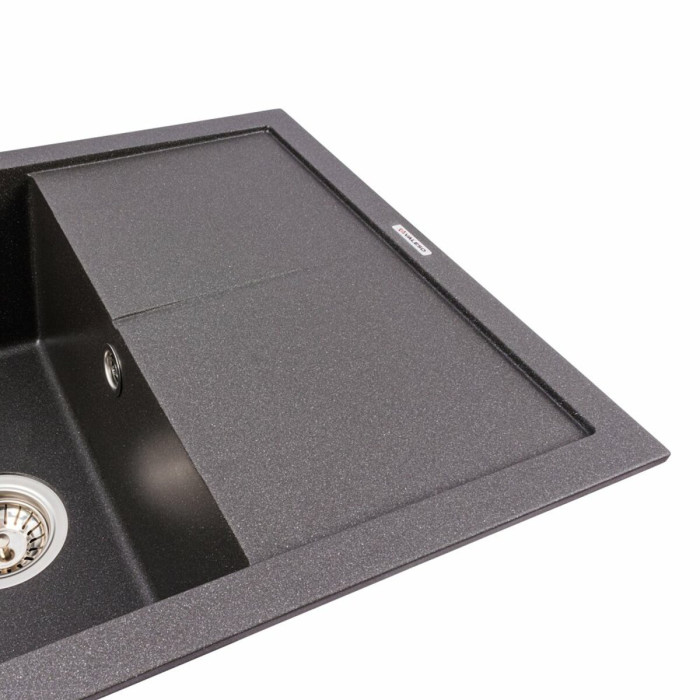 Valeso Calypso 7950 morion – 79/50 cm inset kitchen sink with a bowl and dish drying wing