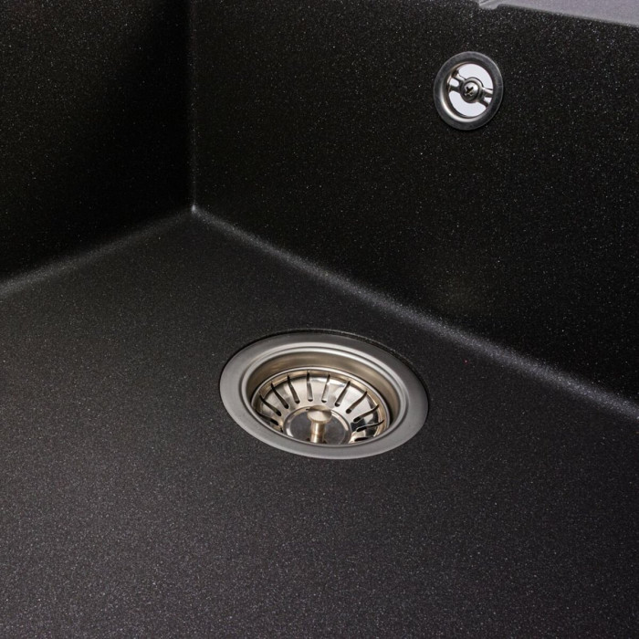 Valeso Calypso 7950 morion – 79/50 cm inset kitchen sink with a bowl and dish drying wing