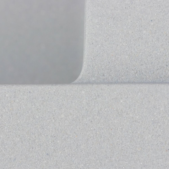 Valeso Calypso 7950 grey metallic – 79/50 cm inset composite sink based on natural quartz