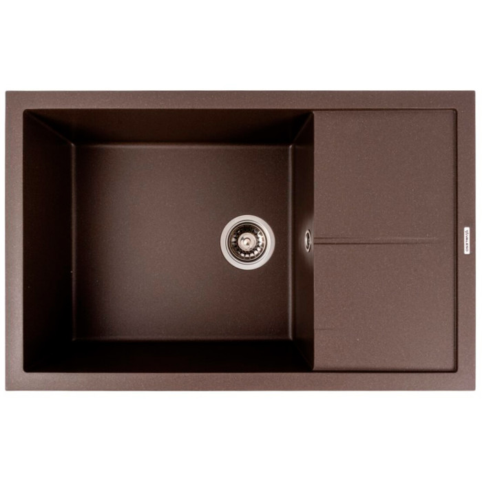 Valeso Calypso 7950 dark rock - granite inset sink 79 cm for kitchen