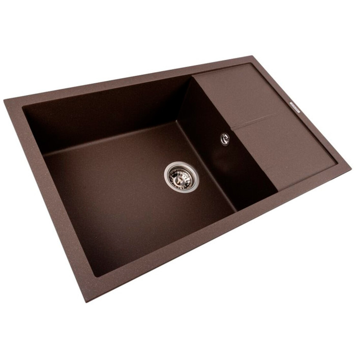 Valeso Calypso 7950 dark rock - granite inset sink 79 cm for kitchen