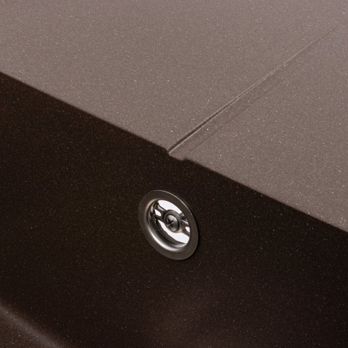 Valeso Calypso 7950 dark rock - granite inset sink 79 cm for kitchen