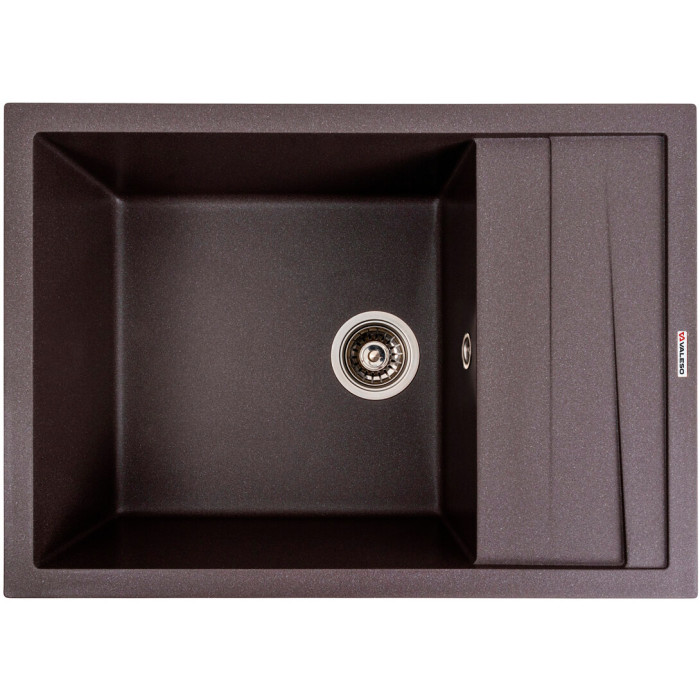 Valeso Cascada 7050 гренадин - мойка гранитная кухонная 70 см с сушилкой