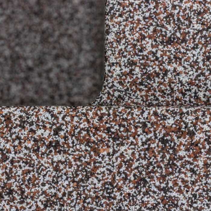 Valeso 7050 Cascada mix, made of artificial granite (80% quartz) with a unique wing texture; 70 cm wide with a 20 cm deep bowl