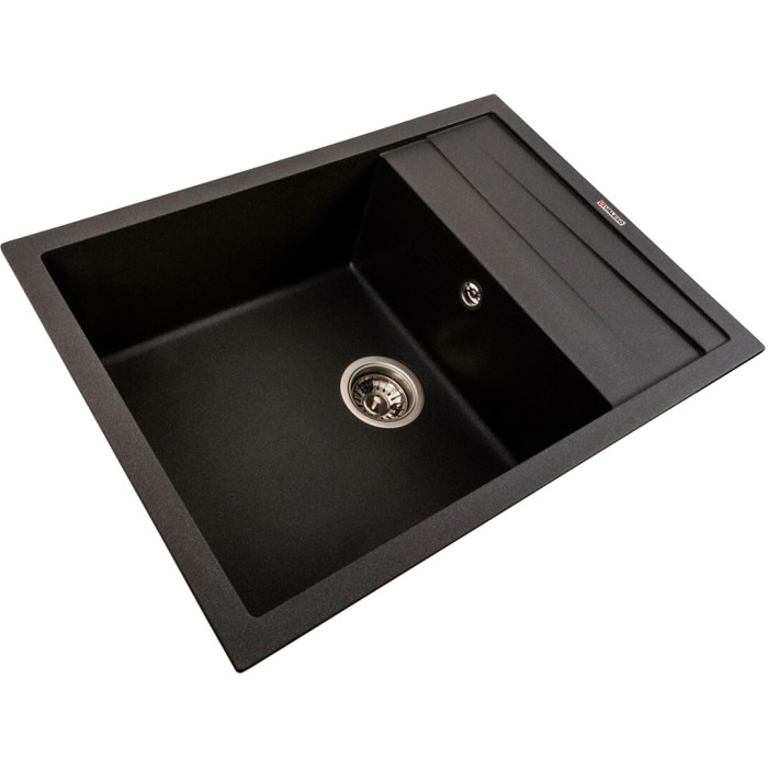 Valeso Cascada 7050 morion - matte ceramic granite sink 70/50 cm for kitchen