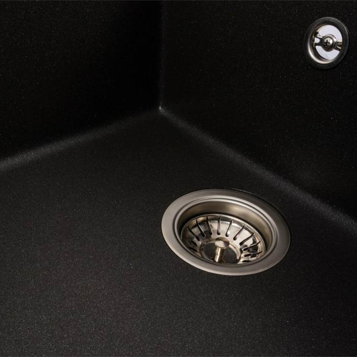 Valeso Cascada 7050 morion - matte ceramic granite sink 70/50 cm for kitchen
