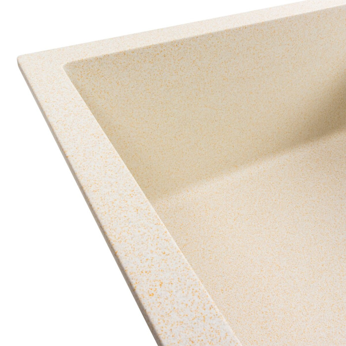 Valeso Cascada 7050 sand - kitchen 70 cm sink made of artificial stone in sand color