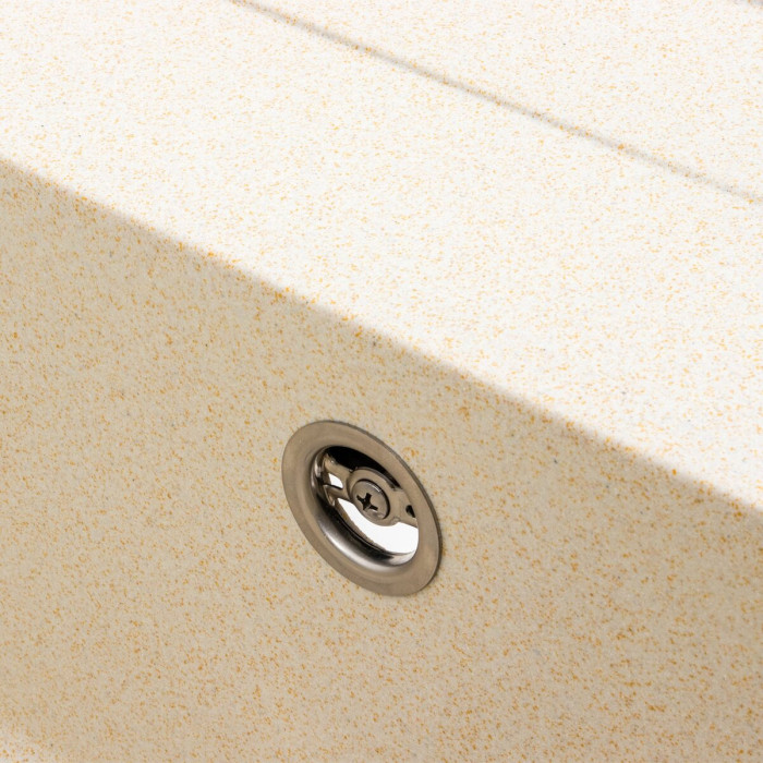 Valeso Cascada 7050 sand - kitchen 70 cm sink made of artificial stone in sand color