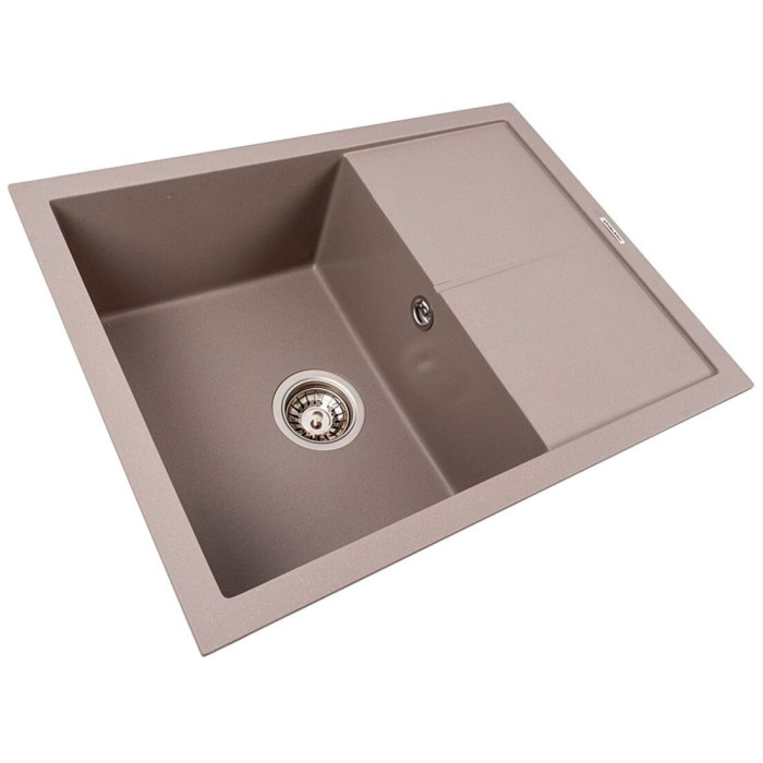 Valeso Cripta 6550 Dune — inset granite kitchen sink made of artificial stone