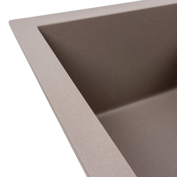 Valeso Cripta 6550 Dune — inset granite kitchen sink made of artificial stone