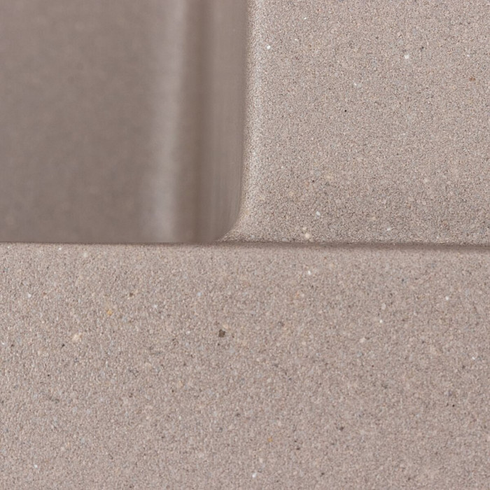 Valeso Cripta 6550 Dune — inset granite kitchen sink made of artificial stone