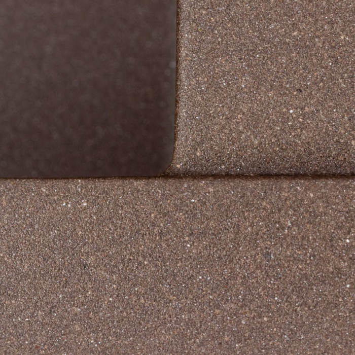 Valeso Cripta 6550 dark rock - rectangular inset composite sink 65 cm