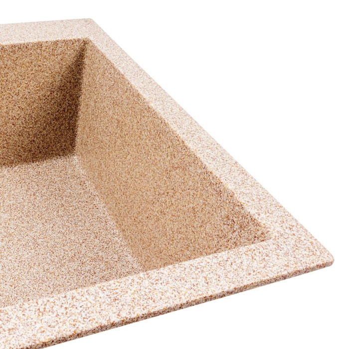 Valeso Davina 5750 Карамель — врізний гранітна кухонна мийка для зручності на кухні