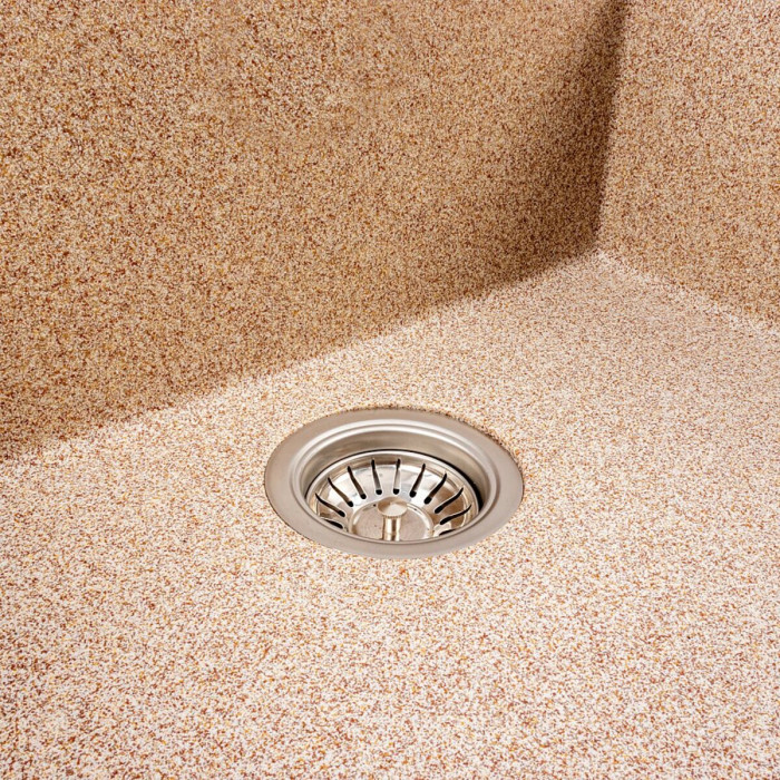 Valeso Davina 5750 Карамель — врізний гранітна кухонна мийка для зручності на кухні