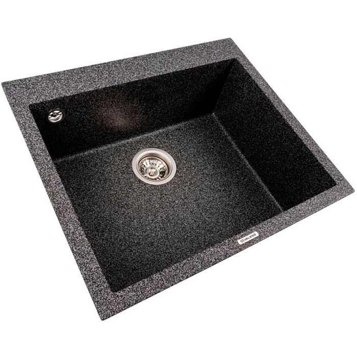 Valeso Davina 5750 Графіт — врізний гранітна мийка 57 см для кухні