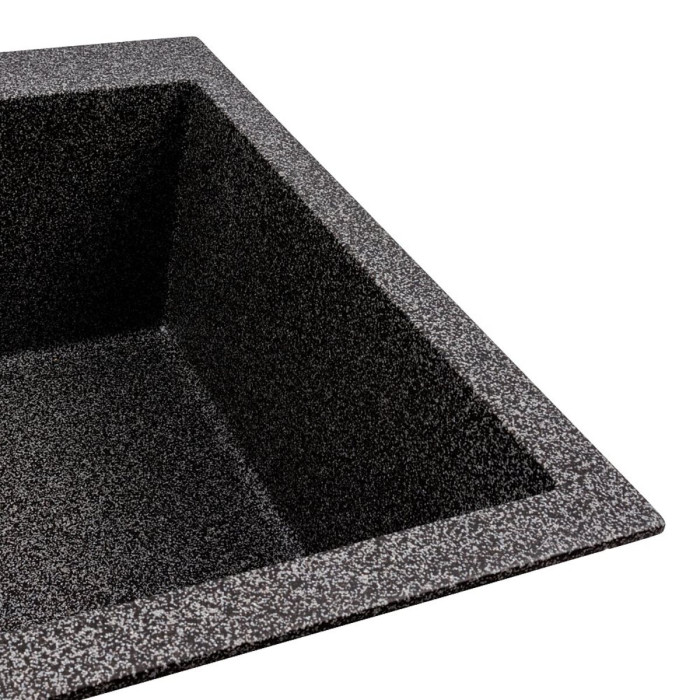 Valeso Davina 5750 Графіт — врізний гранітна мийка 57 см для кухні