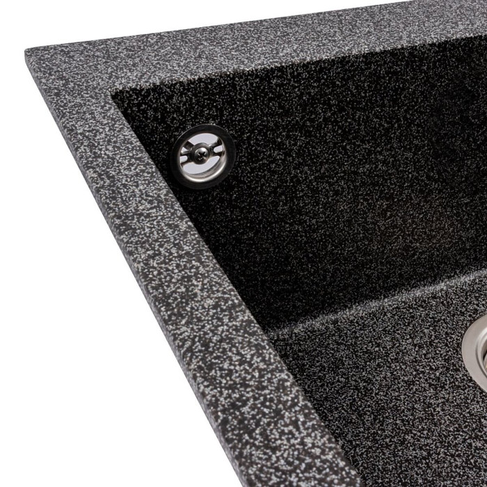 Valeso Davina 5750 Графіт — врізний гранітна мийка 57 см для кухні