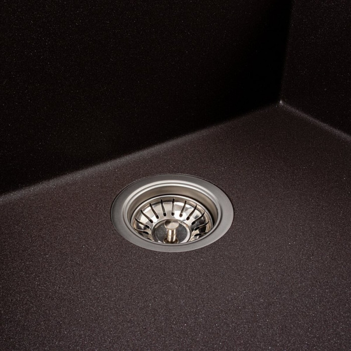 Valeso Davina 5750 Гренадін – прямокутна гранітна раковина для кухні з глибокою чашею