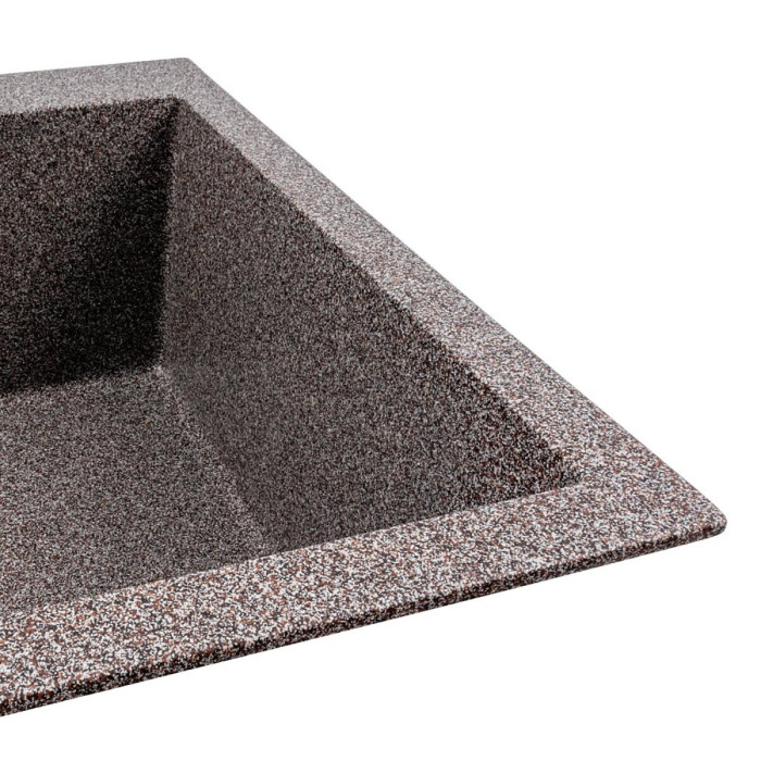 Valeso Davina 5750 Мікс — гранітна кухонна мийка 57 см з глибокою чашею