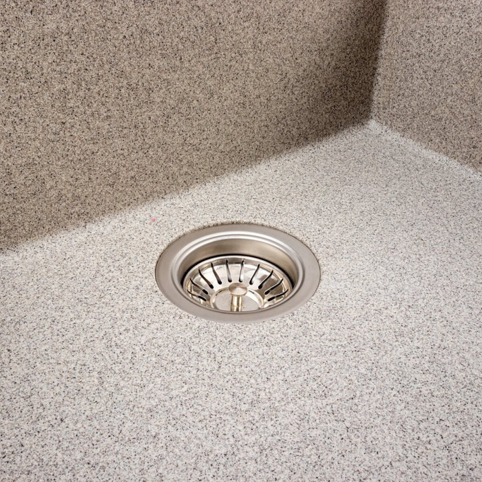 Valeso Davina 5750 Сірий — гранітна кухонна мийка 57 см з глибокою чашею