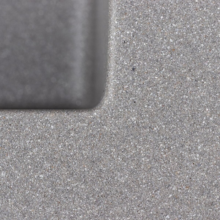 Valeso Davina 5750 сірий мусон — гранітна кухонна мийка 57 см з глибокою чашею