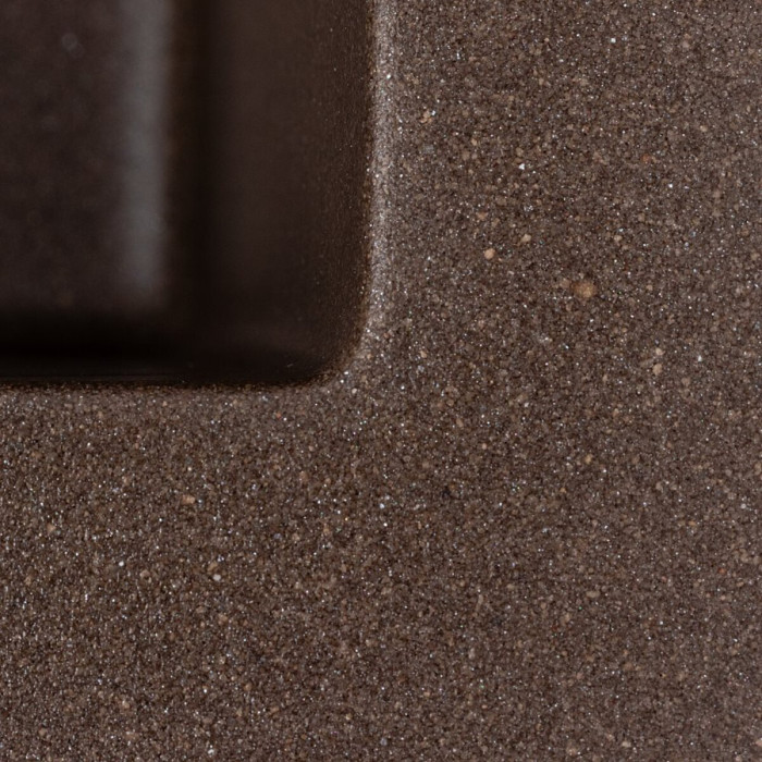 Глибока гранітна мийка-чаша Valeso Davina 5750 темна скеля з кварцового композиту