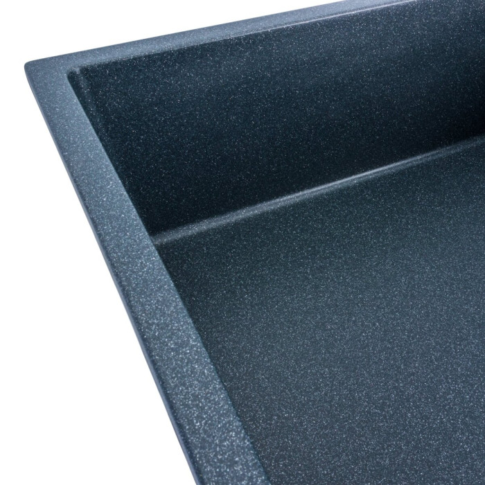 Valeso Diamond 8650 anthracite — kitchen sink 86 cm granite with a large bowl