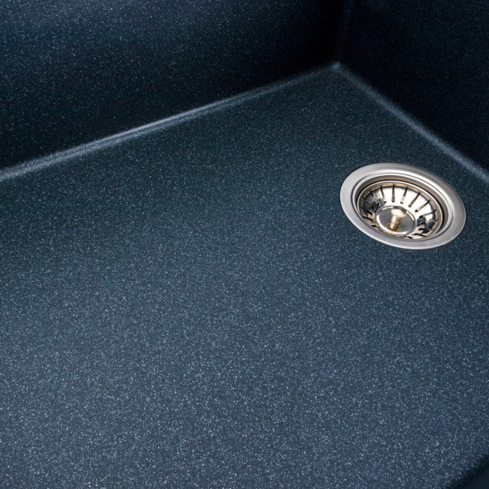 Valeso Diamond 8650 anthracite — kitchen sink 86 cm granite with a large bowl