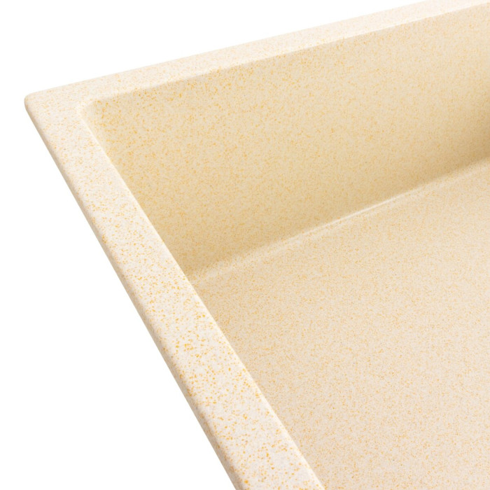 Valeso Diamond 8650 sand - flush-mount kitchen sink 86 cm rectangular