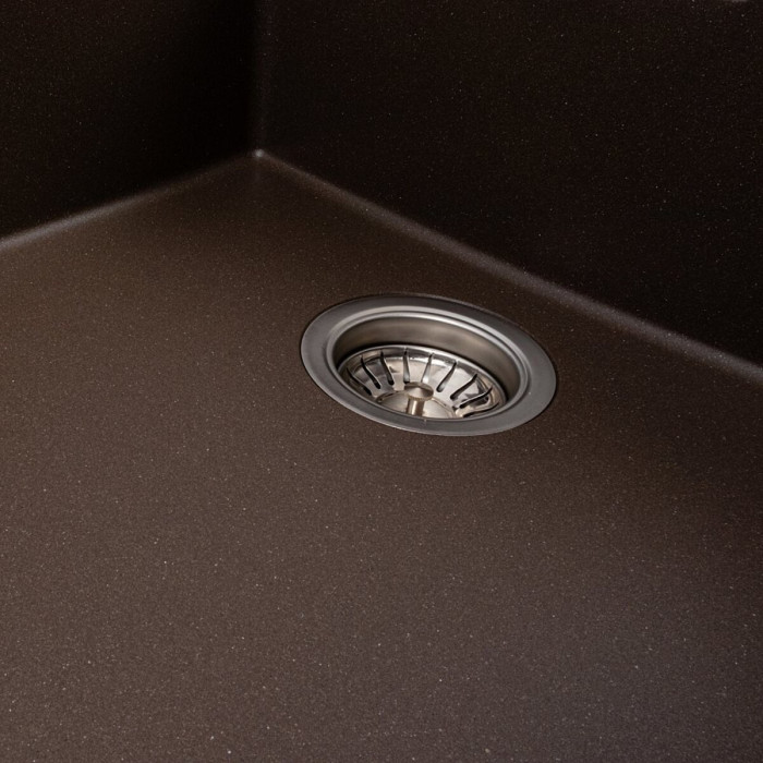 Valeso Diamond 8650 Dark Rock – 86 cm composite kitchen sink with large bowl