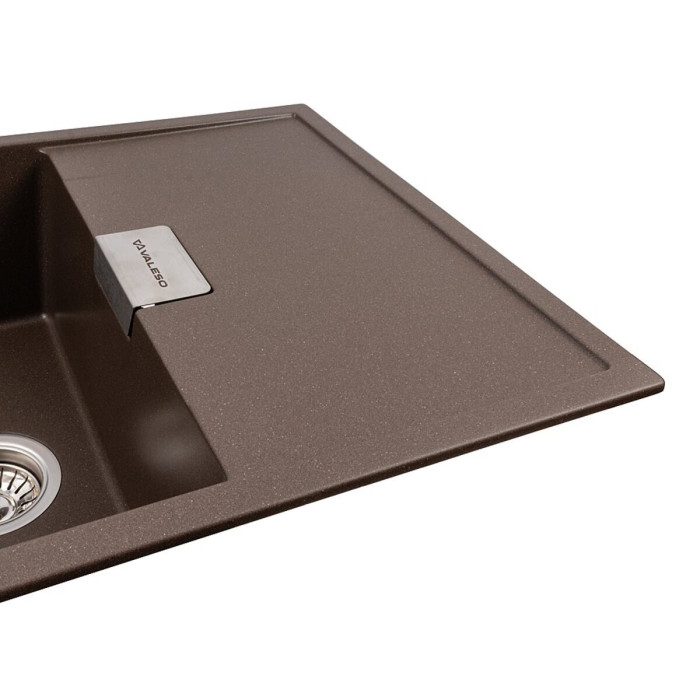Valeso Diamond 8650 Dark Rock – 86 cm composite kitchen sink with large bowl
