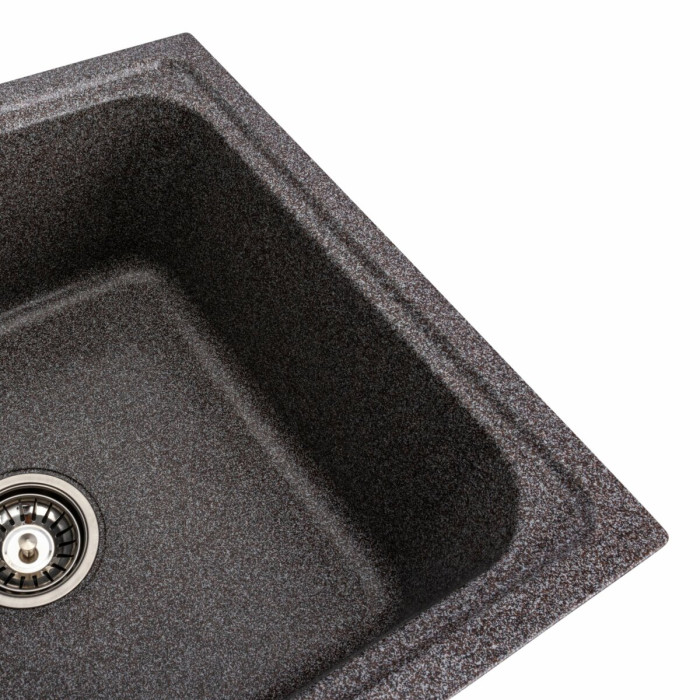 Valeso Equatoria 7950 Mix - double-bowl inset sink made of artificial stone in an original color scheme