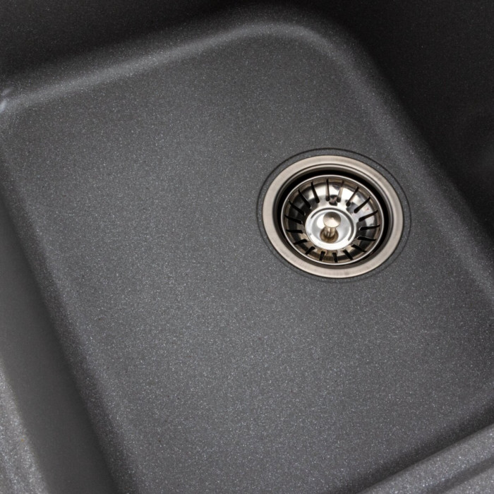 Valeso Equatoria 7950 gray monsoon - double granite sink 79 cm for kitchen