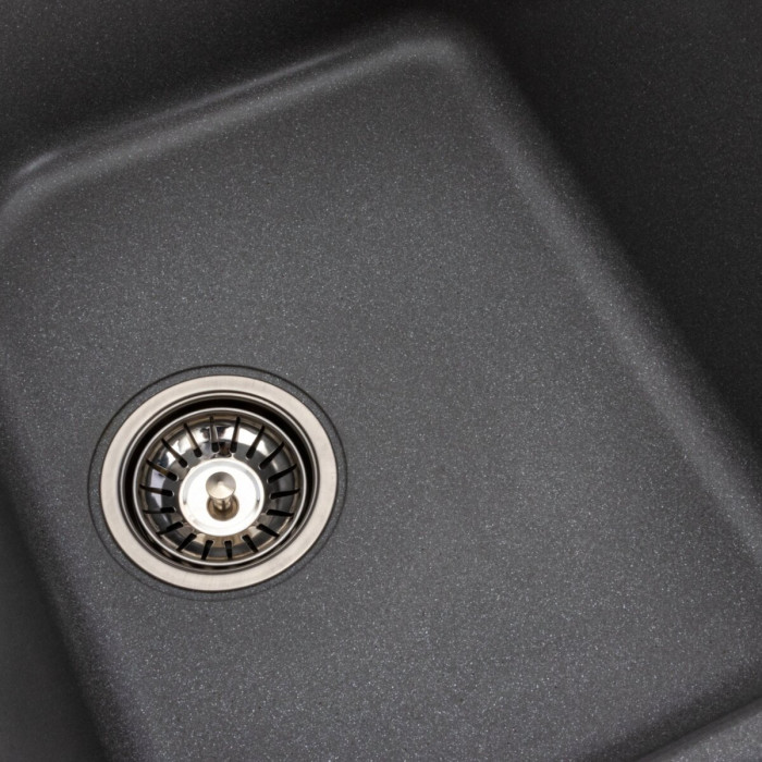 Valeso Equatoria 7950 gray monsoon - double granite sink 79 cm for kitchen