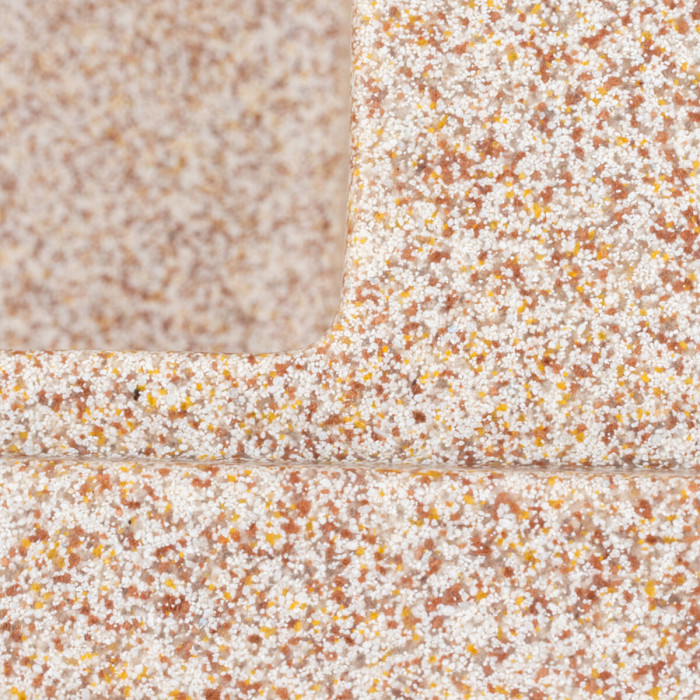 Valeso Esteris 6550 Caramel — stone kitchen sink 65 cm with drainboard