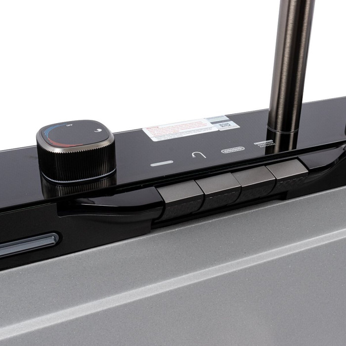 Valeso Evanora 7546 Grey Metallic – 75 cm composite kitchen sink with waterfall