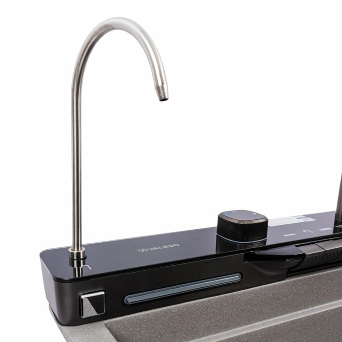 Valeso Evanora 7546 grey monsoon — a unique kitchen sink system with all essentials