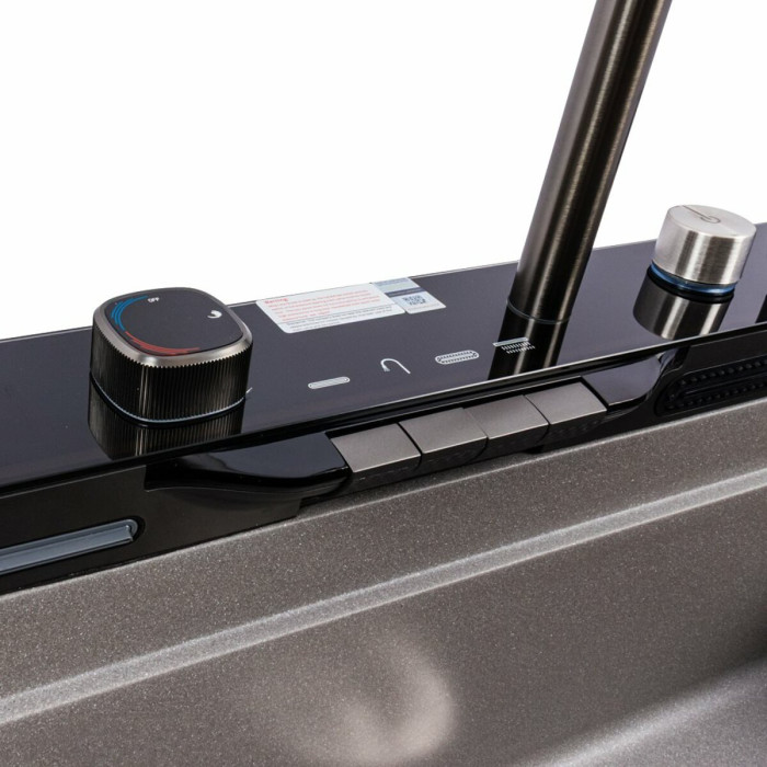 Valeso Evanora 7546 grey monsoon — a unique kitchen sink system with all essentials