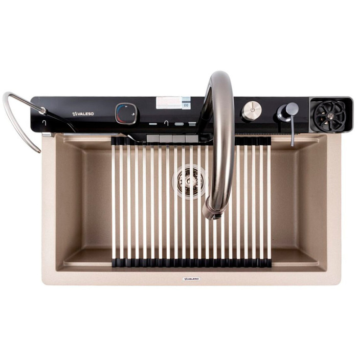 Valeso Evanora 7546 Titanium – 75 cm kitchen set with quartz sink