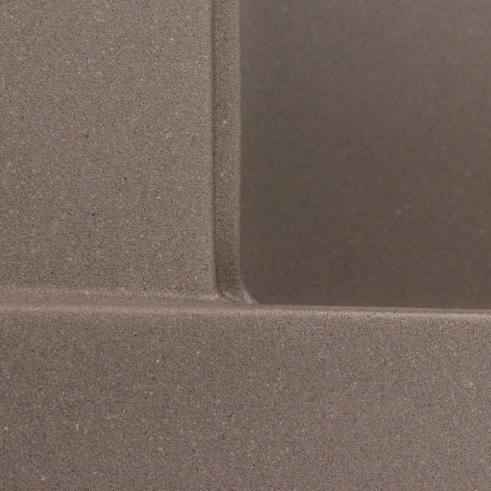 Valeso Fiesta 5149 dune – 51 cm granite bowl sink for the kitchen; durable composite based on natural quartz