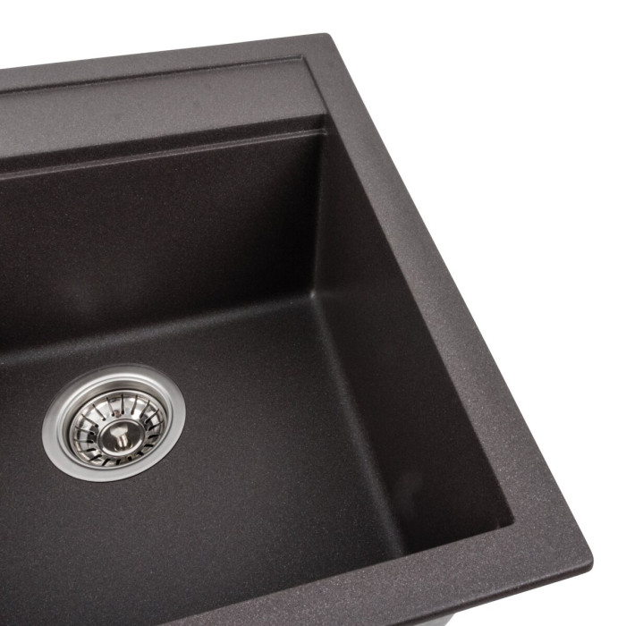 Valeso Fiesta 5149 grenadine — square inset sink 51 cm made of artificial stone