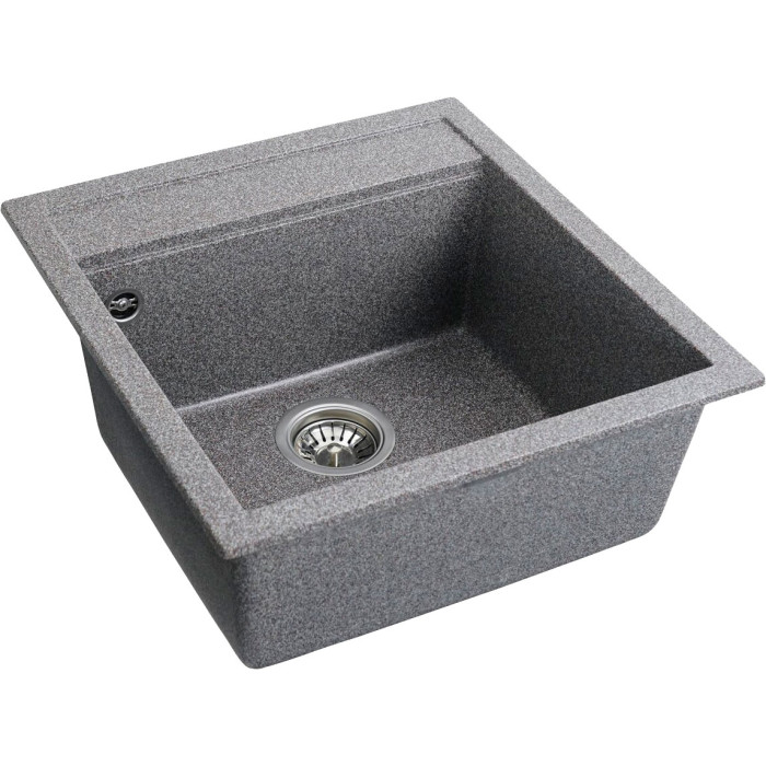 Valeso Fiesta 5149 mix – 51 cm wide composite sink for the kitchen; 19 cm depth; 110 mm drain for European siphon