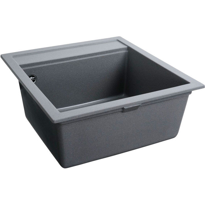 Valeso Fiesta 5149 monsoon grey – 51 cm artificial stone kitchen sink for inset installation in a countertop