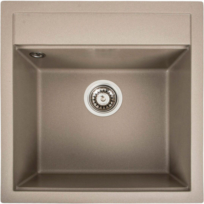 Valeso Fiesta 5149 titanium – kitchen sink made of composite based on natural quartz; matte surface texture