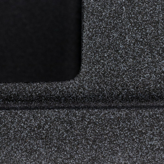Valeso Galans 7950 carbon – inset rectangular quartz sink with drainer