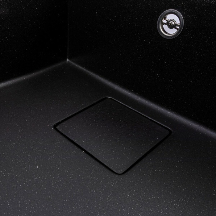 Valeso Galans 7950 Black Metallic — Built-in Kitchen Sink 79×50 cm