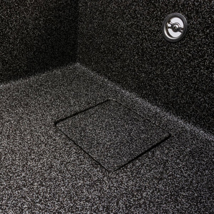 Valeso Galans 7950 graphite - 79 cm rectangular quartz kitchen sink